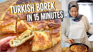 I Make This Almost EVERY WEEK 😍 Turkish Borek In 15 Minutes amp TWO EASY WAYS [upl. by Doomham]