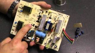 Repairing a Optiquest Q19wb with power up issues Part 2 Board repair [upl. by Jock]