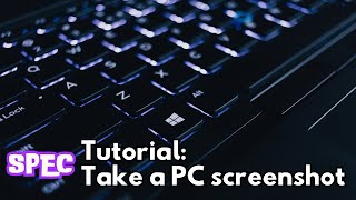 How To Take a Screenshot on PC or Laptop  Windows 11 amp 10 [upl. by Plate]