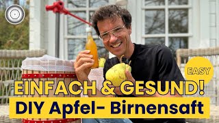 DIY Apfelbirnensaft Herstellung amp Lagerung Nie mehr zu viel Obst [upl. by Kinny]