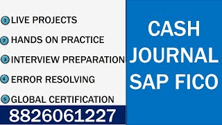 CASH JOURNAL  FICO CASH JOURNAL TRANSACTION  SAP CASH JOURNAL ENTRY IN HINDI  FBCJC2 [upl. by Edina]