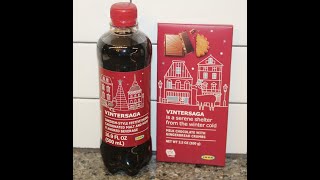 IKEA Vintersaga SwedishStyle Festive Drink amp Milk Chocolate with Gingerbread Crumbs Candy Bar [upl. by Atinor]