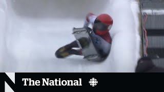 TheMoment a Canadian crashed her way to a gold medal [upl. by Hersh]