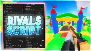 RIVALS Script GUI Keyless AIMBOT RAGE SKIN CHANGER  MORE With PASTEBIN [upl. by Asyl]