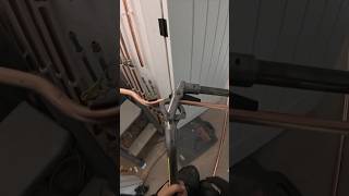 Bending copper pipe over a pipe into press asmr subscribe diy howto plumbing bending copper [upl. by Lawrenson]