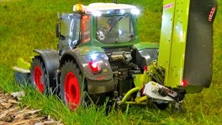 REAL RC TRACTORS FENDT CLAAS MB TRAC JOHN DEERE [upl. by Aicekat684]