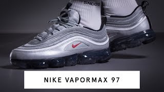 Nike LAB Vapormax 97 quotSilver Bulletquot  Review [upl. by Ynohtnakram392]