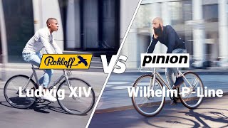 ROHLOFF VS PINION обзор моделей Schindelhauer Wilhelm PLine и Ludwig XIV [upl. by Colin]