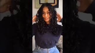 Umberto Giannini Curl Styling 😍👩🏽‍🦱 [upl. by Seldun]