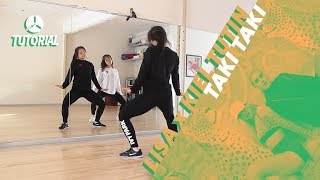 FULL TUTORIAL LISA X KIEL TUTIN CHOREOGRAPHY VIDEO TAKI TAKI  Dance Tutorial by 2KSQUAD [upl. by Ecined]