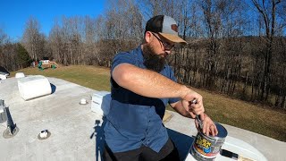 I Painted My RV Roof With Flex Seal [upl. by Arreis]