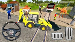 JCB 3DX BACKHOE LOADER AND TRACTOR DRIVING LIVE STREAM [upl. by Hume]