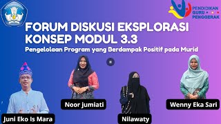 Forum Diskusi Eksplorasi konsep Modul 33 [upl. by Engen145]