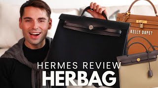 HERMES BAG 101 HERBAG ZIP REVIEW  BETTER THAN HERMES KELLY  BEST ENTRY LEVEL HERMES BAGS [upl. by Atilrep]