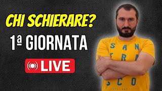 Chi Schierare al Fantacalcio Consigli di Formazione 1 Giornata Serie A  Dubbi e Domande [upl. by Matthei]