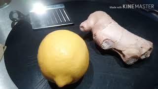 Ginger and Lemon juice with honey  daily morning drink weight loss fast [upl. by Josepha]