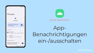 AppBenachrichtigungen einschalten oder ausschalten Android 14 [upl. by Parthen965]