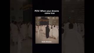 When your dreams come true 🕋🕋 islamicvideo kabaah viralvideo [upl. by Ethelbert]