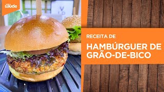 Terça na Cozinha Dia do hambúrguer  Hambúrguer de grãodebico 300523 [upl. by Esiled]