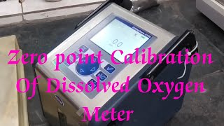 Dissolved Oxygen Meter Zero point Calibration by me  Orbisphere 3100 Zero point Calibration [upl. by Gaylene729]