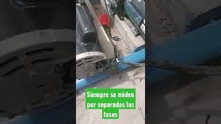 como medir el amperaje de tu motor o motobomba  uso del multimetro [upl. by Ydnam]