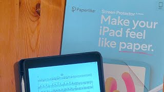 DOES IT FEEL LIKE PAPER The Paperlike iPad Screen Protector review [upl. by Nichole534]