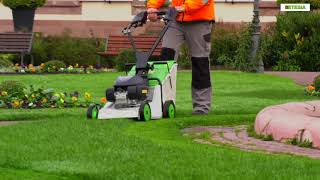 Etesia PRO 46 PHTS3 pedestrian Mower [upl. by Eneliak530]