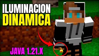 Haz que la Antorcha Ilumine en tu MANO MINECRAFT JAVA 121 🌟 [upl. by Notslar]