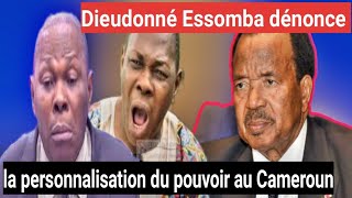 Vision 4  Dieudonné Essomba dénonce la personnalisation du pouvoir au Cameroun [upl. by Willy]