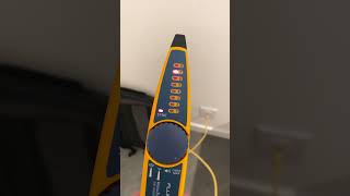 Fluke Intellitone 200 Pro TonerProbe Cable Map Test  FAIL [upl. by Enirhtak336]