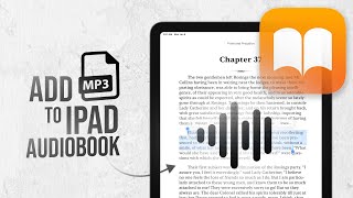 How to Add Mp3 File to iPad Audiobook tutorial [upl. by Lancelle]