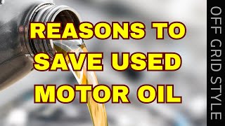 WAYS TO REUSE MOTOR OIL [upl. by Namso]