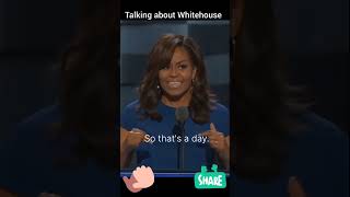 Michelle Obama talking about Whitehouse journey ytshorts michelleobamaquotes michelleobama [upl. by Lonier]