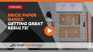 Brick Paper Basics  Getting Great Results With Brick Papers For Model Buildings [upl. by Val]