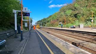 Transport For Wales Class 158 Super Sprinters Passing Coseley Station [upl. by Eisnyl]