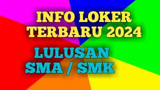 INFO LOKER TERBARU IKLAN KOTA BATAM LOKER BATAM HARI INI [upl. by Lizabeth]