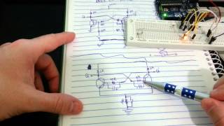 Botão ONOFF ligadesliga com transistor BC548  latch RS  Flip Flop [upl. by Yeneffit]