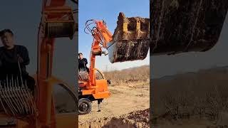 Working of engineering machine excavator rotarymachine automobile agriculture machinery [upl. by Hartman121]