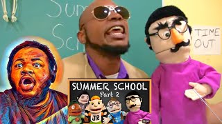 SML Movie Summer School Part 2 REACTION sml summerschool jeffy 😂🖍️📓🥸✏️ [upl. by Amsirak]