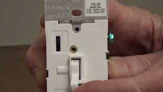 LED Lights Flicker with Dimmer  Leviton TSL06  Set Minimum Load Level [upl. by Adoc]