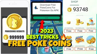 2023 Free PokeCoins Tricks  How To Get PokeCoins In Pokemon Go Unlimited gaming trending viral [upl. by Ecirum]