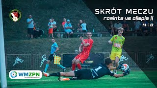 Skrót meczu Rominta Gołdap vs Olimpia II Elbląg  30082024  40 [upl. by Isyak39]