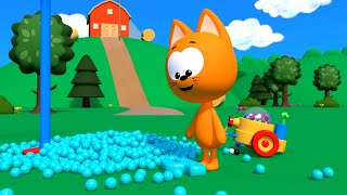 Kittys Games  Learning colors with Kitten all series  compilation  premiere on the channel [upl. by Narah842]