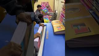 Register making advikanotebook machine notebookfactory shortvideo copybook cuttingmachine [upl. by Maharva]