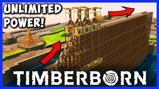 The ULTIMATE Energy Source the MEGA BATTERY  Timberborn Hard Mode Ep 6 [upl. by Namra]