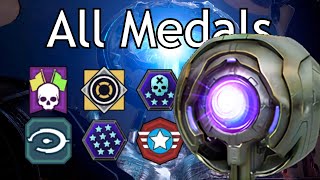 Halo 5 Guardians  All Medal Sounds Exuberant Witness [upl. by Bonina]