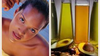 RELAXED HAIR  Hot oil treatment My way [upl. by Aimac]