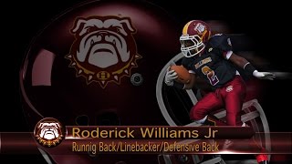 2Roderick Williams JrRBLBDB20142016 Football HighlightsDefense [upl. by Pace235]