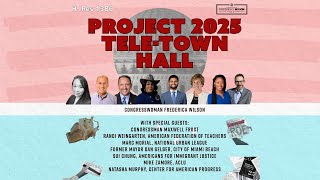 Rep Wilson TeleTown Hall on Project 2025 [upl. by Aitret]