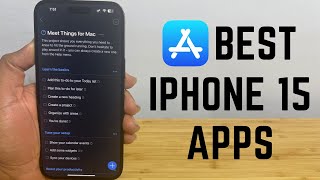 Best iPhone 15 Apps  The Complete List [upl. by Etnuahs]